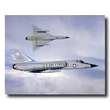 USAF F-106 Military Fighter Jet Aircraft Airplane Aviation Wall Picture 16x20 Art Print