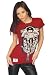 Cardboard Robot Arsenal of Democracy Womens Tee in Blood Red