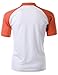 Xpril Men's 180-200 TC Luxurious Pique Raglan Short Sleeve POLO T Shirt
