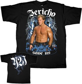Buy CHRIS JERICHO “FLUER” KIDS WRESTLING T-SHIRT SIZE MEDIUM (10-12)