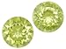 Jewelry : MIN 1.50CTW 6MM ROUND CANARY APATITE MATCHED PAIR