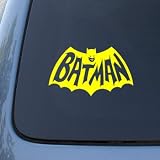 BATMAN LOGO - Vinyl Car Decal Sticker #1783 | Vinyl Color: Yellow