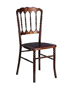 HOME FURNITURE Silla Napoleon Marrón