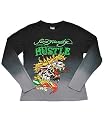 Ed Hardy Hustle Long-sleeved T-Shirt (Sizes 8 12)