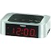 Timex T123 Simple Set Direct Entry Alarm Clock (Silver)