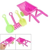 Como Kids Sand Sieve Shovel Beach Handcart Colorful Toy Sets