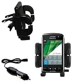 Blackberry Storm Auto Vent Holder with Car Charger - Uses Gomadic TipExchange