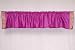 Violet Red Sari Rod Pocket / Pole Top Valance - Pair