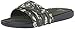 adidas Adissage Grip Slides Sandal, Dark Grey/Base Green/Light Brown, 13 US Unisex Little Kid