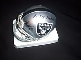 Kirk Morrison autographed Football Mini Helmet (Oakland Raiders)