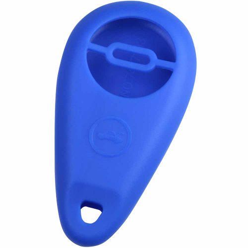 KeyGuardz Blue Rubber Keyless Entry Remote Key Fob Skin Cover Protector