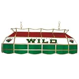 NHL Minnesota Wild Stained Glass 40 inch Lighting Fixture