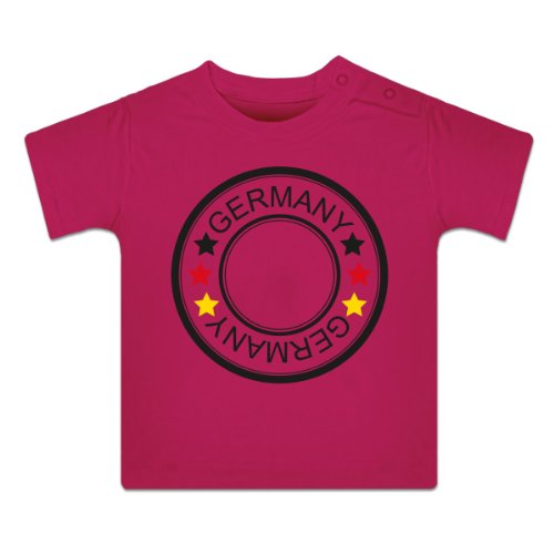 Baby T-Shirt EM Logo Deutschland Trikot Fan by Shirtcity