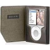 Belkin F8Z267EABRN Leather Folio Case [iPod Nano 3G, Brown]