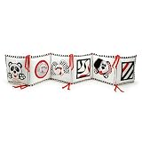 Reversible Infant-Stim Crib Bumper Panel & Book in One