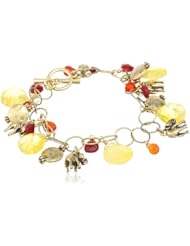 Lucky Brand Stone Charm Bracelet, 7.63"