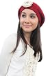 Handmade Acrylic Lightweight Rasta Hat - Deep Cranberry Red (100% Crocheted B... Handmade Acrylic Lightweight Rasta Hat - Deep Cranberry Red (100% Crocheted B...
