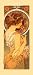 Lady Looking Right Side with Flowers By Alphonse Mucha 15