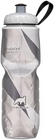 Polar Insulated Water Bottle 24 Oz Ounce Black Pattern BPA