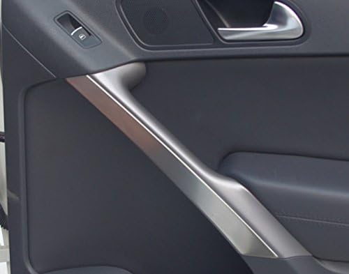 Stainless Steel Interior Door Armrest Cover Trim for Vw Tiguan 2010 2011 2012 2013 2014