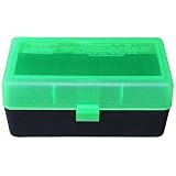 MTM 100 Round Flip-Top Rifle Ammo Box .17, .222, 223, 6x47, .222 Mag