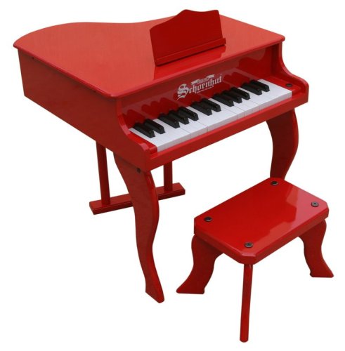 Schoenhut 30 Key Fancy Baby Grand with Bench