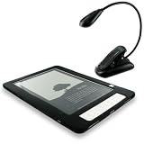 (More Colors Available) Silicone case for Amazon Kindle DX. Package includes LED book light and screen protector