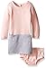 Nautica Baby Colorblock Sweater Dress, Pale Pink, 18 Months