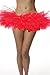 BellaSous Multi-Layered Tutu Skirt for Cheerleader Outfit | One Size Red Tutu Ballerina Skirt