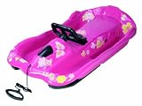 AlpenGaudi Kinder Schlitten , pink, 100x54x28 cm, 998007
