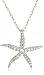 14k Yellow Gold "Jewels of the Sea" Diamond Starfish Pendant (1/8 cttw, G-H Color, I1 Clarity)