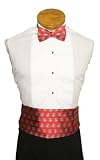Arizona Cummerbund & Bow Tie Set - University of Arizona Red Cummerbund Set with A Logo