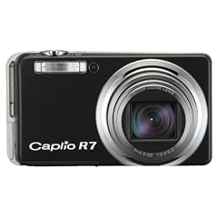 Ricoh Caplio R7 Digitalkamera (8 Megapixel, 7-fach opt. Zoom, 6,9 cm (2,7 Zoll) Display, Bildstabilisator, 28mm Weitwinkel) schwarz