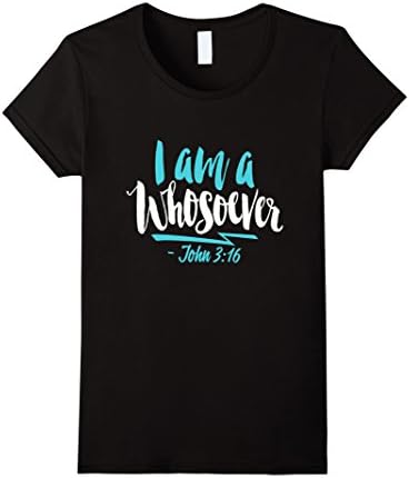 Women's I am a Whosoever T-Shirt Medium Black