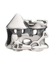 Authentic Chamilia Sterling Silver Charm "Sandcastle" GA-153