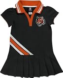 Cincinnati Bengals Toddler Pleated Polo Dress