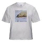 Kike Calvo Polar Bears - Polar Bear (Ursus maritimus) sleeping side view in Northern Arctic Churchil Canada - T-Shirts - Youth Birch-Gray-T-Shirt Large(14-16)