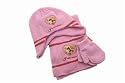 Childrens/Kids Pink Disney Princess Gloves, Hat & Scarf Set