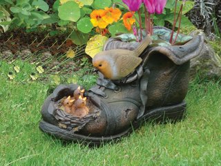 Childrens Toyshop  Outdoor Living : Ailsa Bt4a(Bt1a) Boot With Bird Brown/Green Large