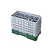 Camrack Glass Rack, W/6 Extenders, Half Size, 10