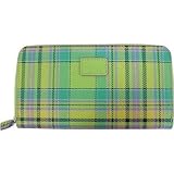 Baekgaard Hold Everything Wallet by Vera Bradley Tartan Brights-Apple Green