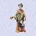 Chinese mother statue and child porcelain sculpture New