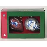 Detroit Lions Double Ornament Set