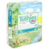 Natural 4 Pack Tushies Gel-free Diapers Size Small (6-14 Lbs.) (160 Diapers Total)