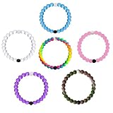 KunXun 6-Piece Elegant Perfect Balance Bracelets Bangle Mud Dead Sea Water MT Everest Silicone S M L XL