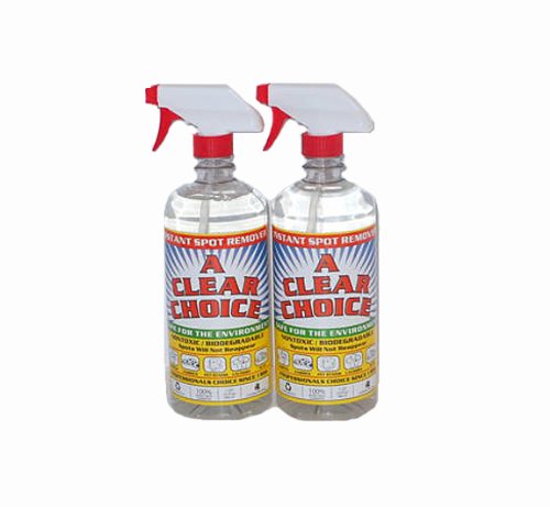 Clear Choice 232 Instant Spot Remover Bottle - 32 oz., (Pack of 2)