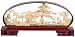 Unique Asian Art & D&eacute;cor Gift Idea - 14" Ming Chinese Pine & Pagoda Oriental Cork Carving