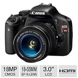 Canon EOS Rebel T2i 18 MP CMOS APS-C Sensor DIGIC 4 Image Processor Full-HD Movie Mode Digital SLR Camera with 3.0-inch LCD and and EF-S 18-55mm f/3.5-5.6 IS Lens