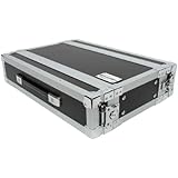 XSPRO XS2U-10 2 Space 2U ATA Effects Rack Flight Case Front Back Rails -19" Wide