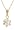 14k Yellow Gold 7-Stone Bezel Set Diamond Cluster Pendant (.11 cttw, J Color, I2 Clarity), 18